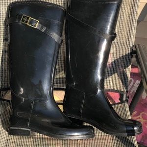 dav pull on riding boot/like rain boots GUC sz. 39
